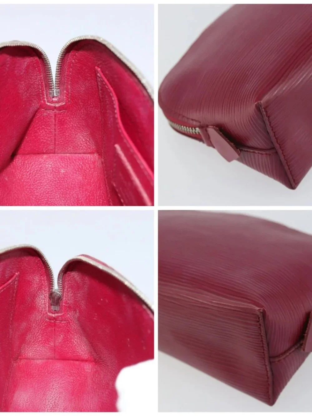 LOUIS VUITTON Epi Pochette Cosmetic PM Cosmetic Pouch Fuchsia - Picture 11 of 15